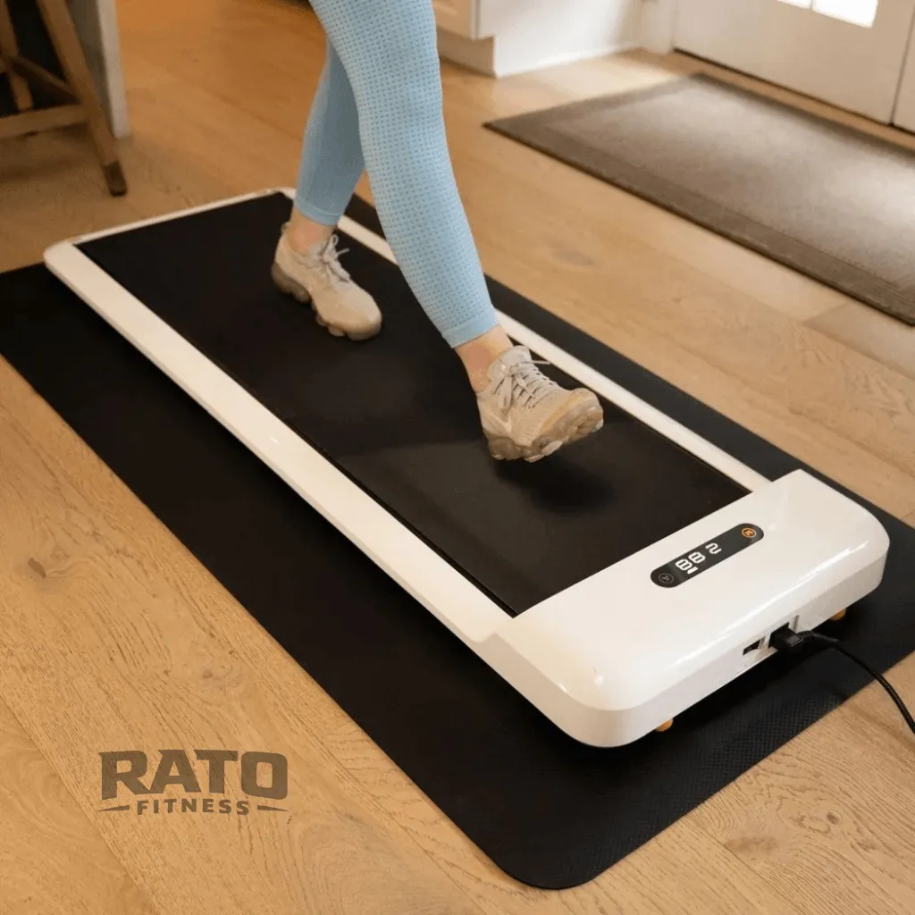 Esteira Portátil Dobrável Compacta Slim - Branco - Imagem 2