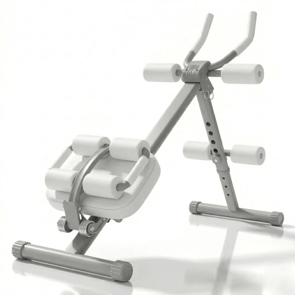 Aparelho Compacto de Treino 5 em 1 para Definição do Core - Branco Rosa - Imagem 10