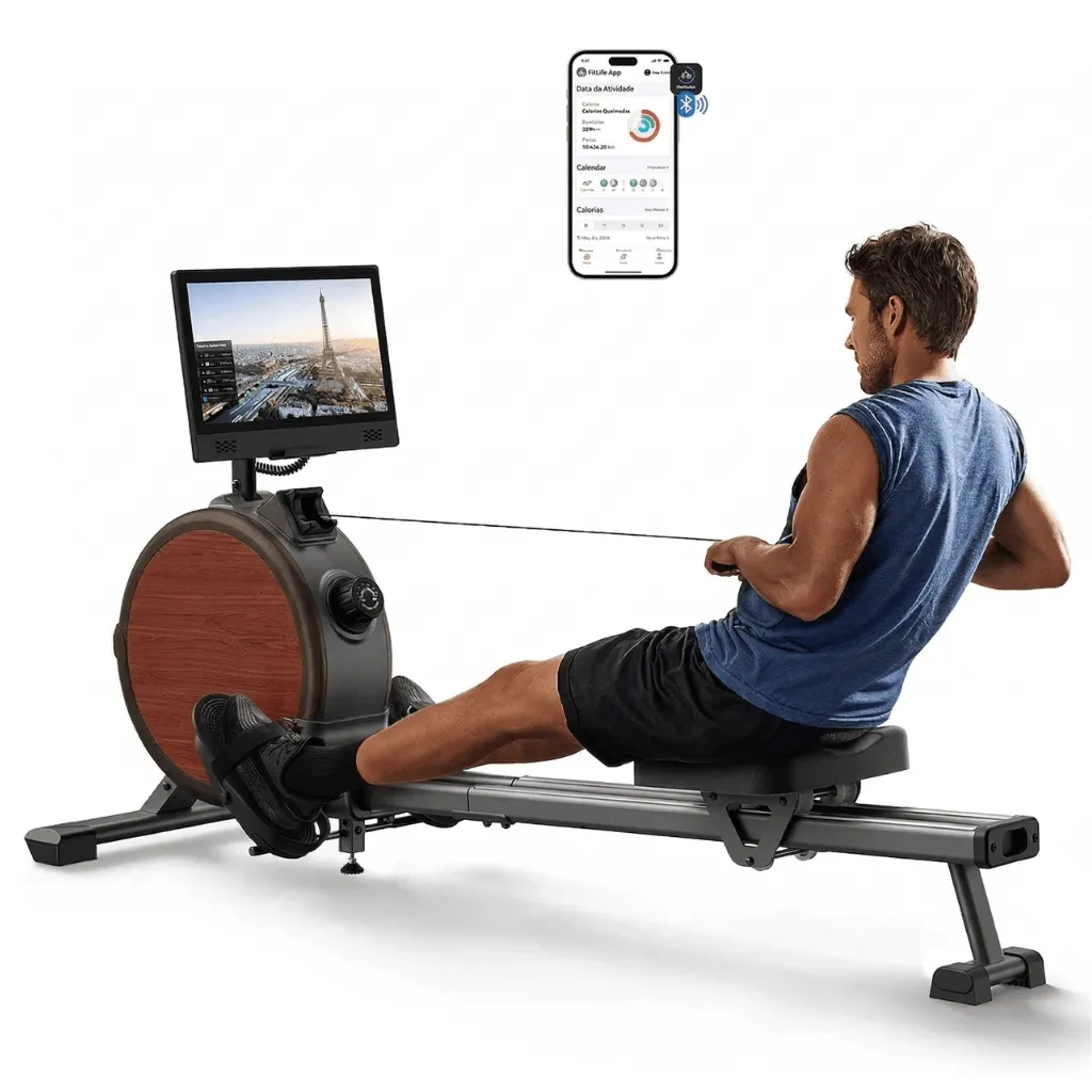 Remo Inteligente Profissional para Treino Completo em Casa - Com tela - Imagem 2