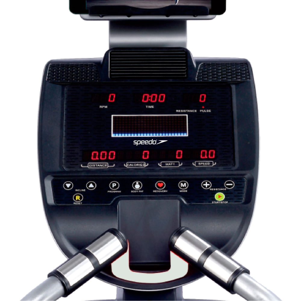 Bicicleta Horizontal Speedo R75 - Profissional Painel LED - Imagem 2