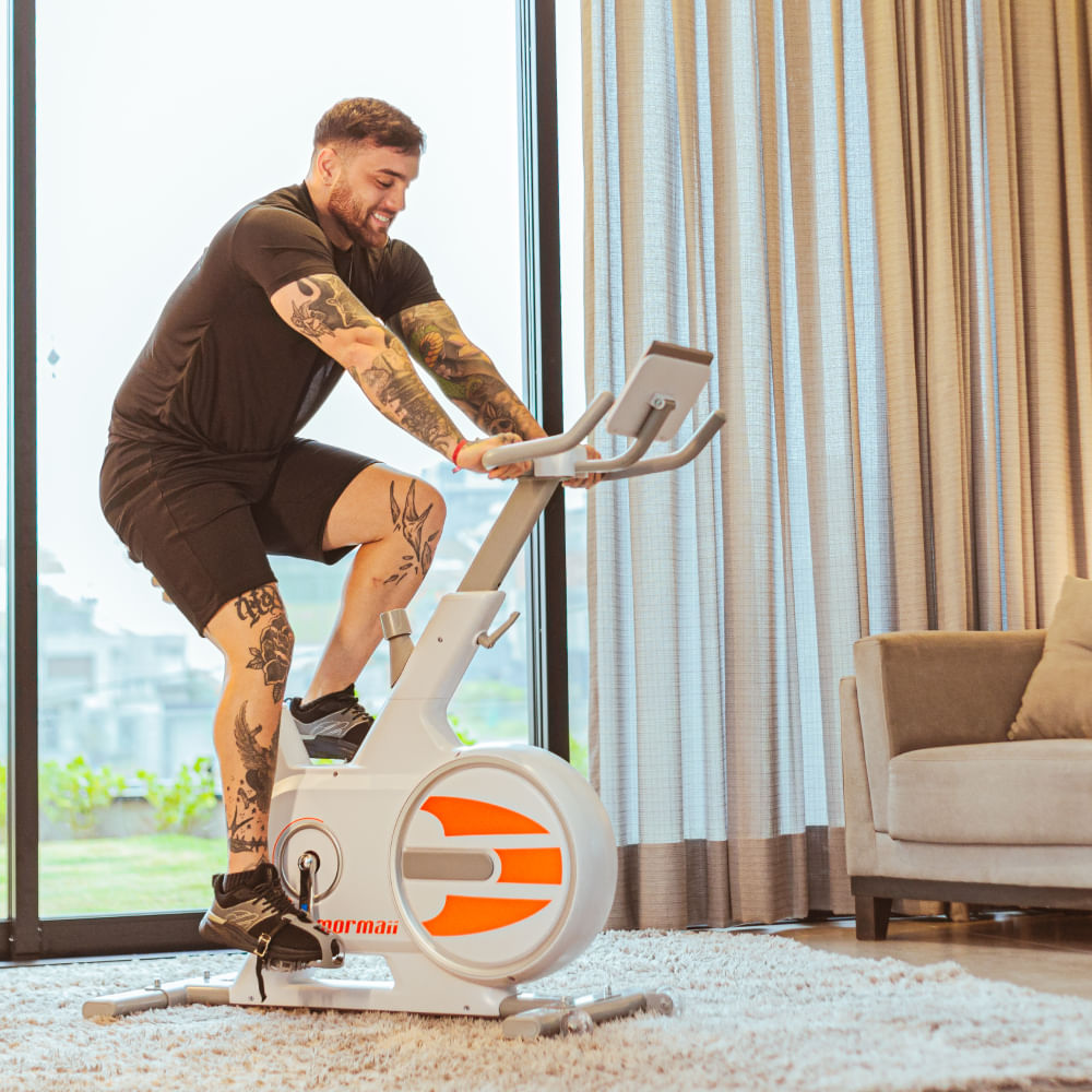 Bicicleta Spinning Mormaii Soft-Ride - Conexão Bluetooth - Imagem 10
