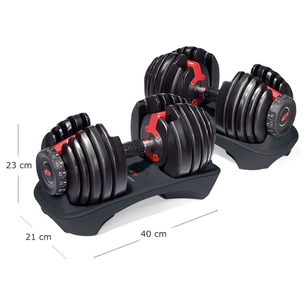 Halter Regulável Bowflex SelectTech 552 - 2 a 24 kg - Unidade - Imagem 4