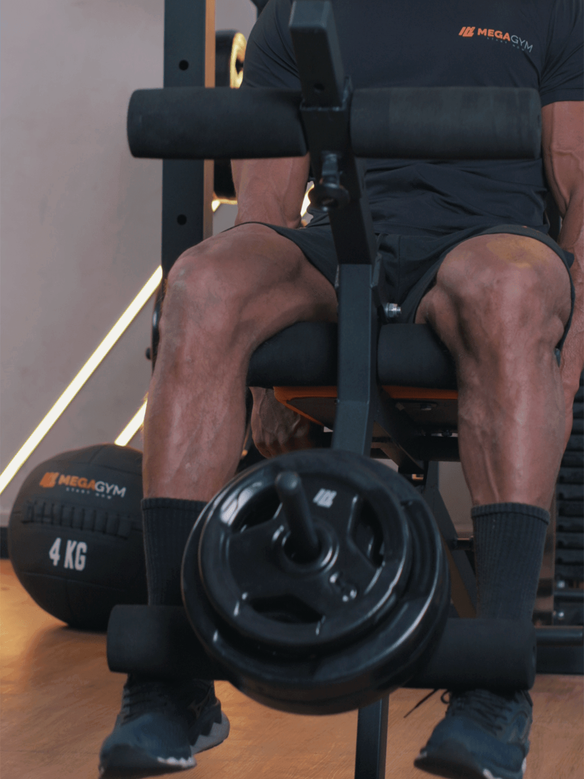 Banco Supino Regulável Com Cadeira Extensora E Mesa Flexora Ajustáveis - Imagem 3