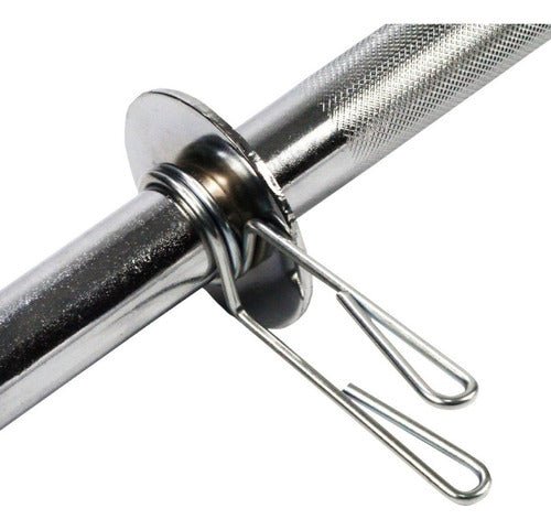Presilha Zincada Para Barra de Musculação E Halteres - Imagem 3