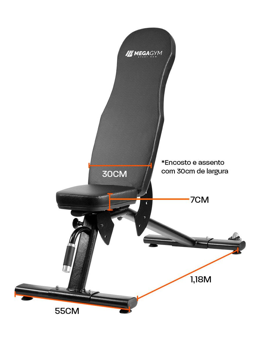 Banco Livre Ajustável Profissional M1 - Imagem 3