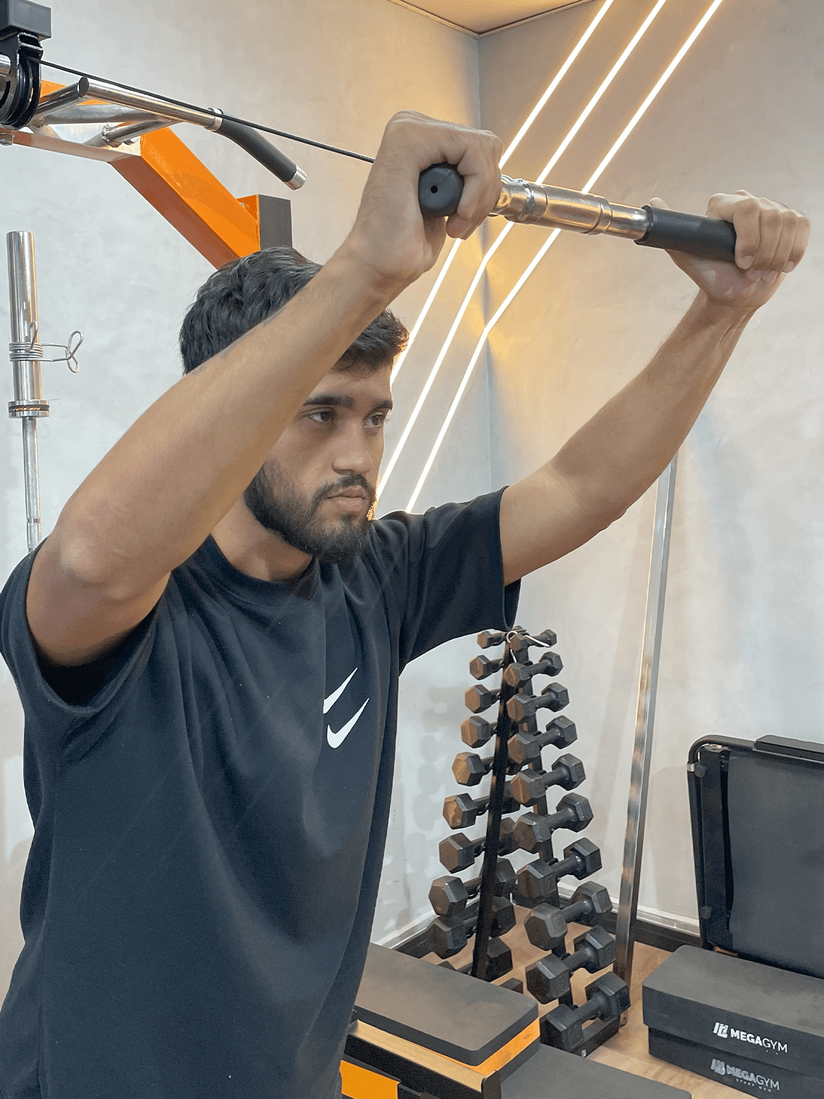 Puxador Pulley Curvado 50 cm Articulado Cromado - Imagem 5