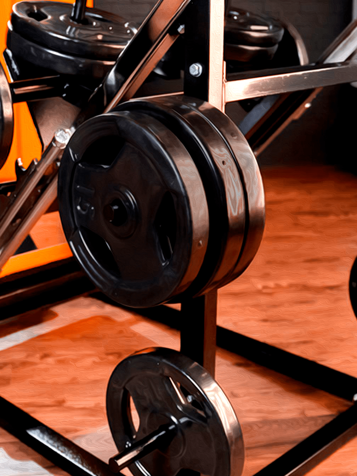 Anilha Sport Emborrachada Furo 51mm - Imagem 4