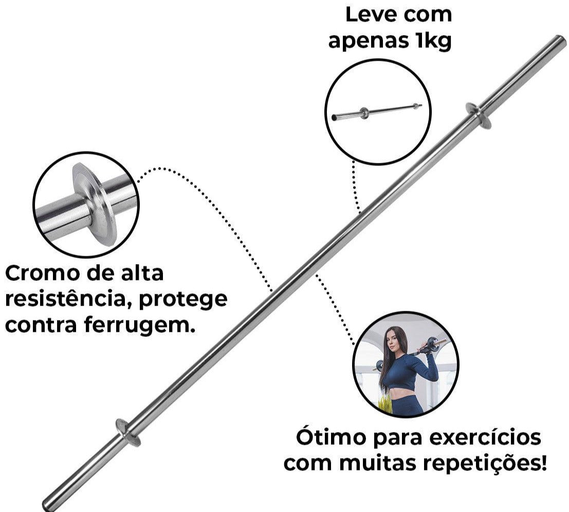 Barra Reta Oca 25,40mm - Imagem 2