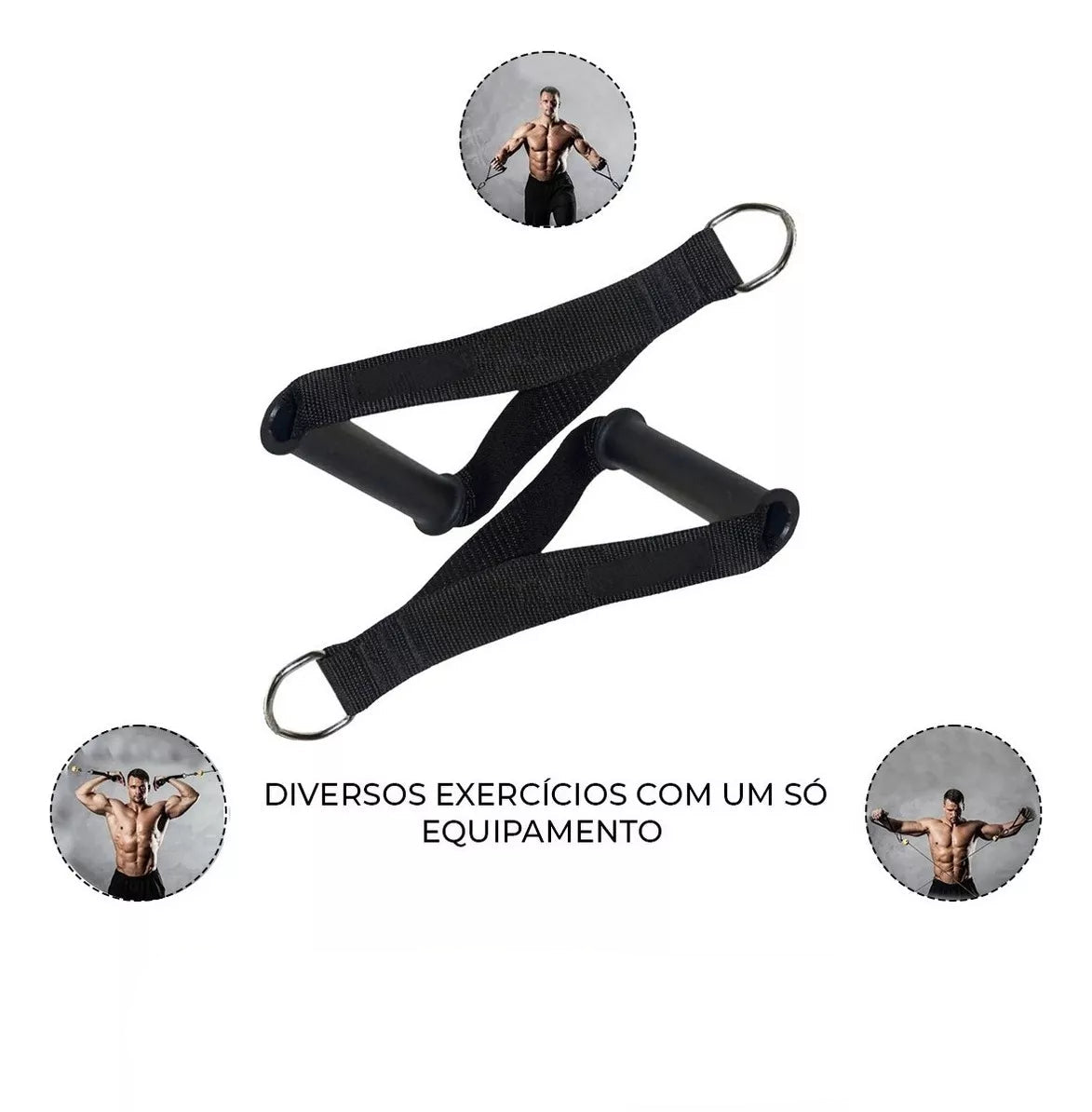 Par Puxador Crossover Com Punho Antiaderente - Imagem 3