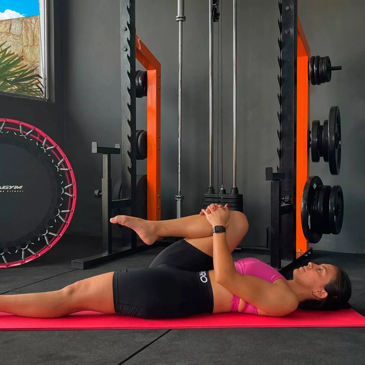 Tapete De Yoga 100x50x10 Para Pilates Ginástica - Imagem 7