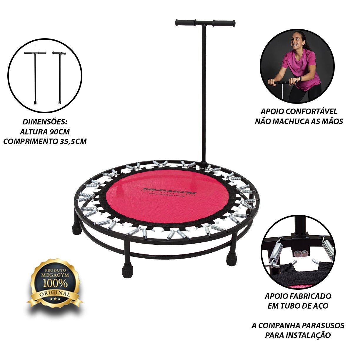 Apoio De Mini Jump Trampolim - Imagem 4