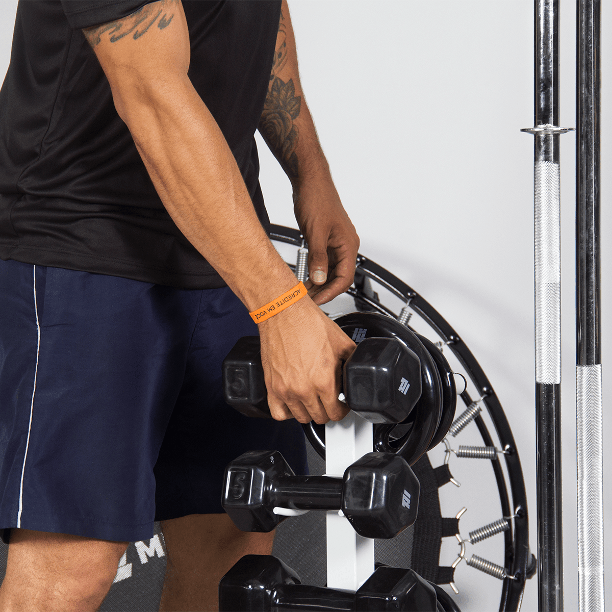 Suporte Expositor De Anilhas Barras E Halteres - Imagem 16