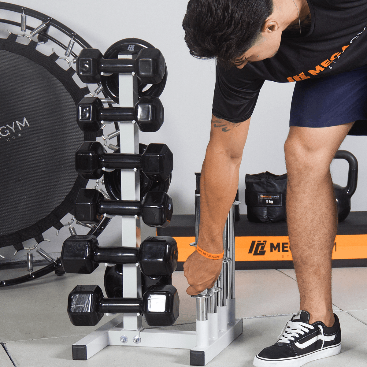 Suporte Expositor De Anilhas Barras E Halteres - Imagem 15