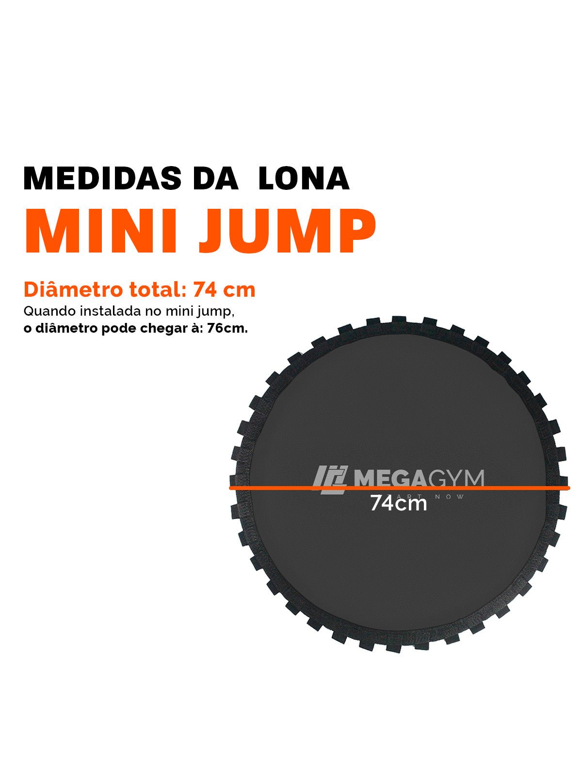 Lona Para Mini Jump 32 Molas - Imagem 2