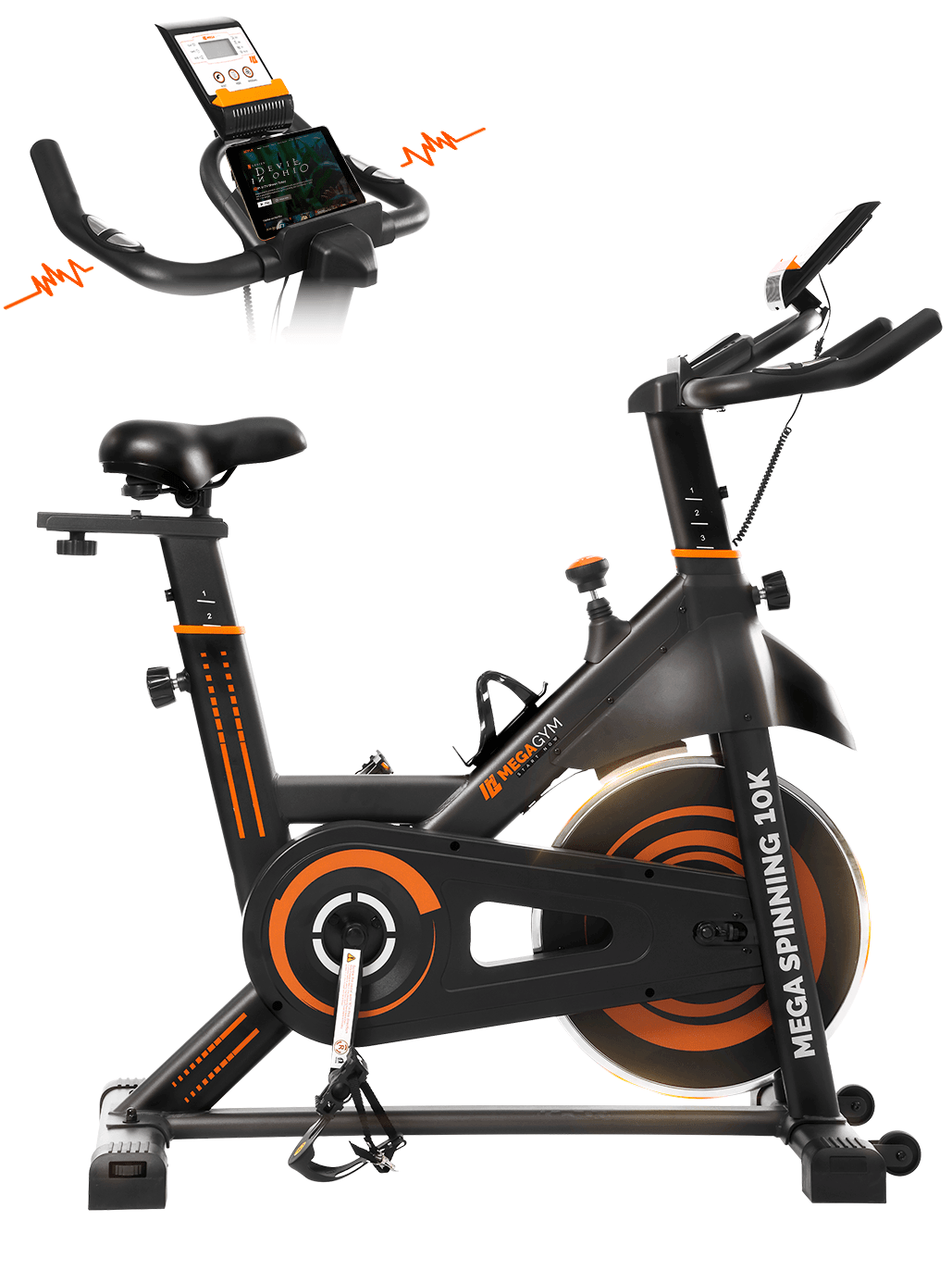 Bicicleta Ergométrica Bike Mega Spinning 10K - Imagem 1