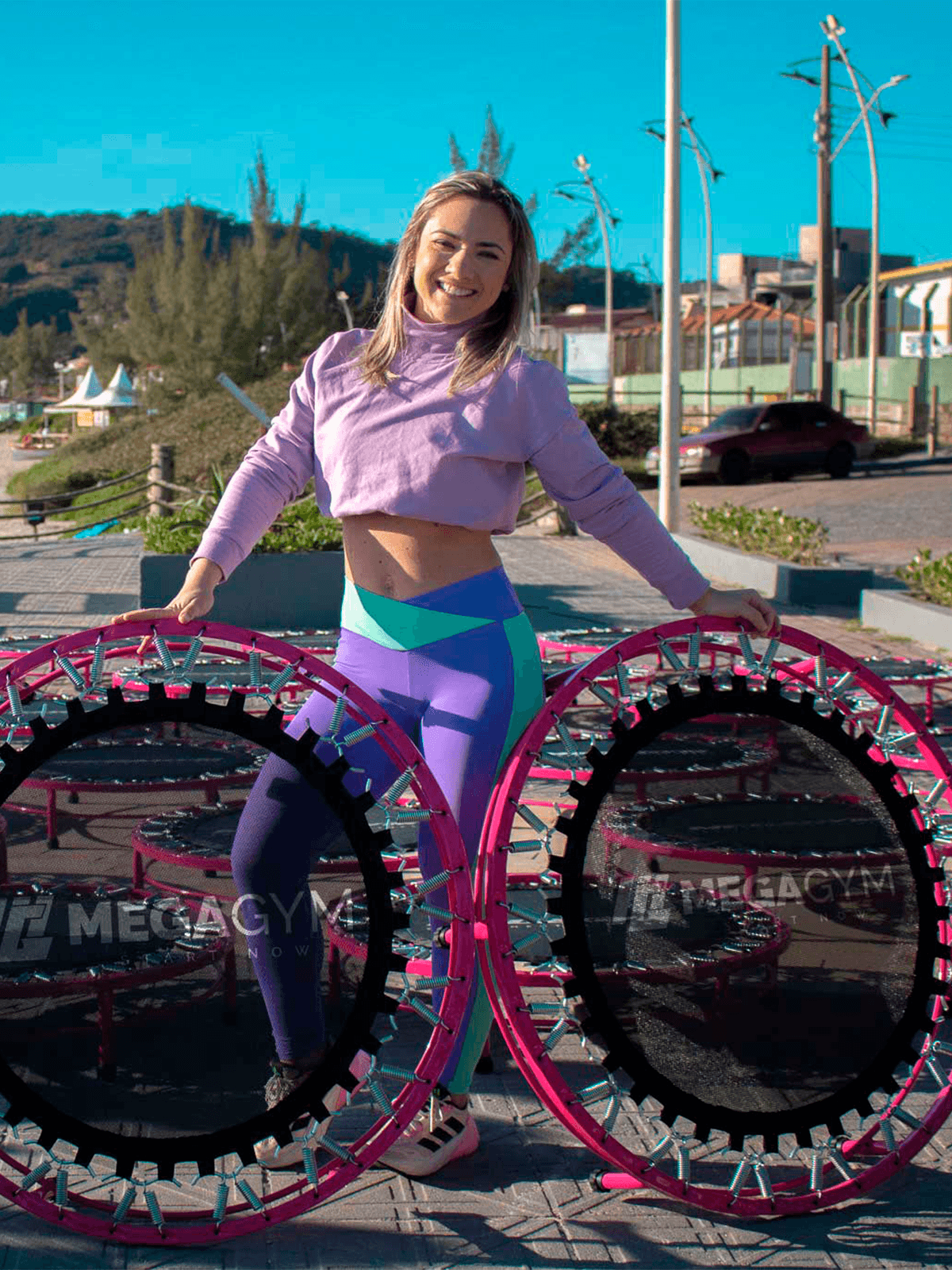 Mini Jump Trampolim Profissional 36 Molas - Imagem 7