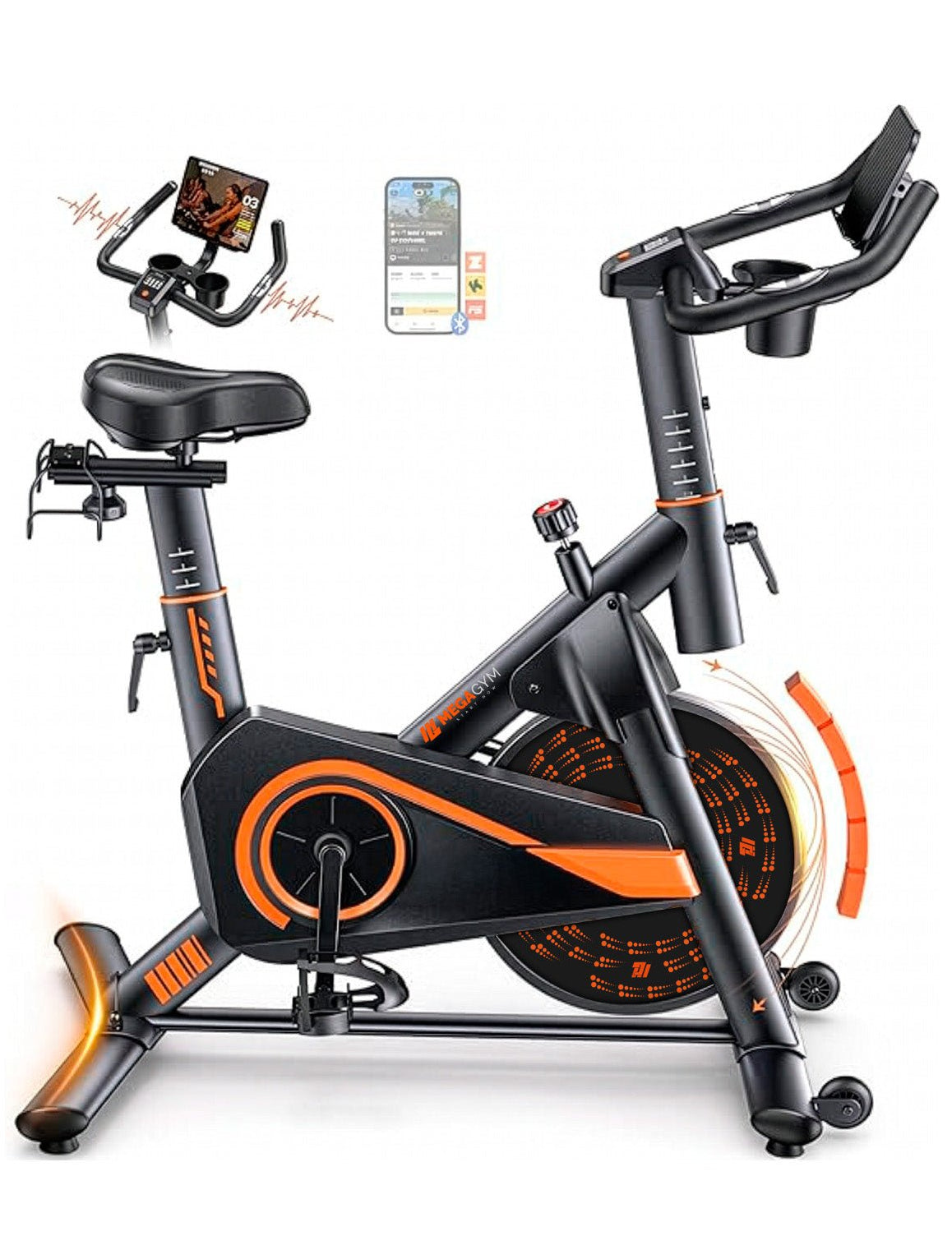 Bicicleta Ergométrica Smart Magnetic 6K | Resistência Magnética Potente | Banco Ultra Soft | Suporta 160 Kg - Imagem 2