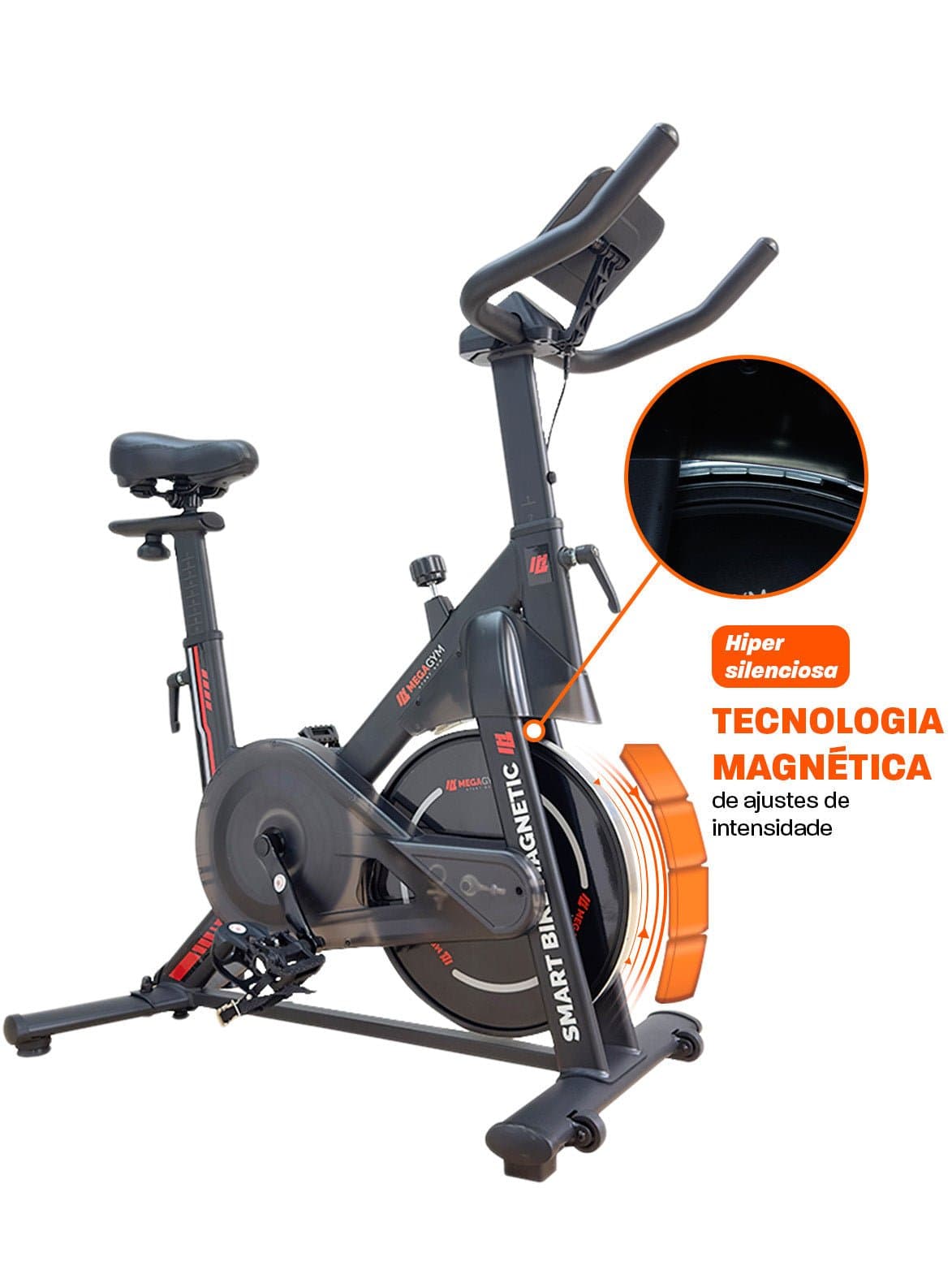 Bicicleta Ergométrica Smart Bike Magnetic RatoFitness