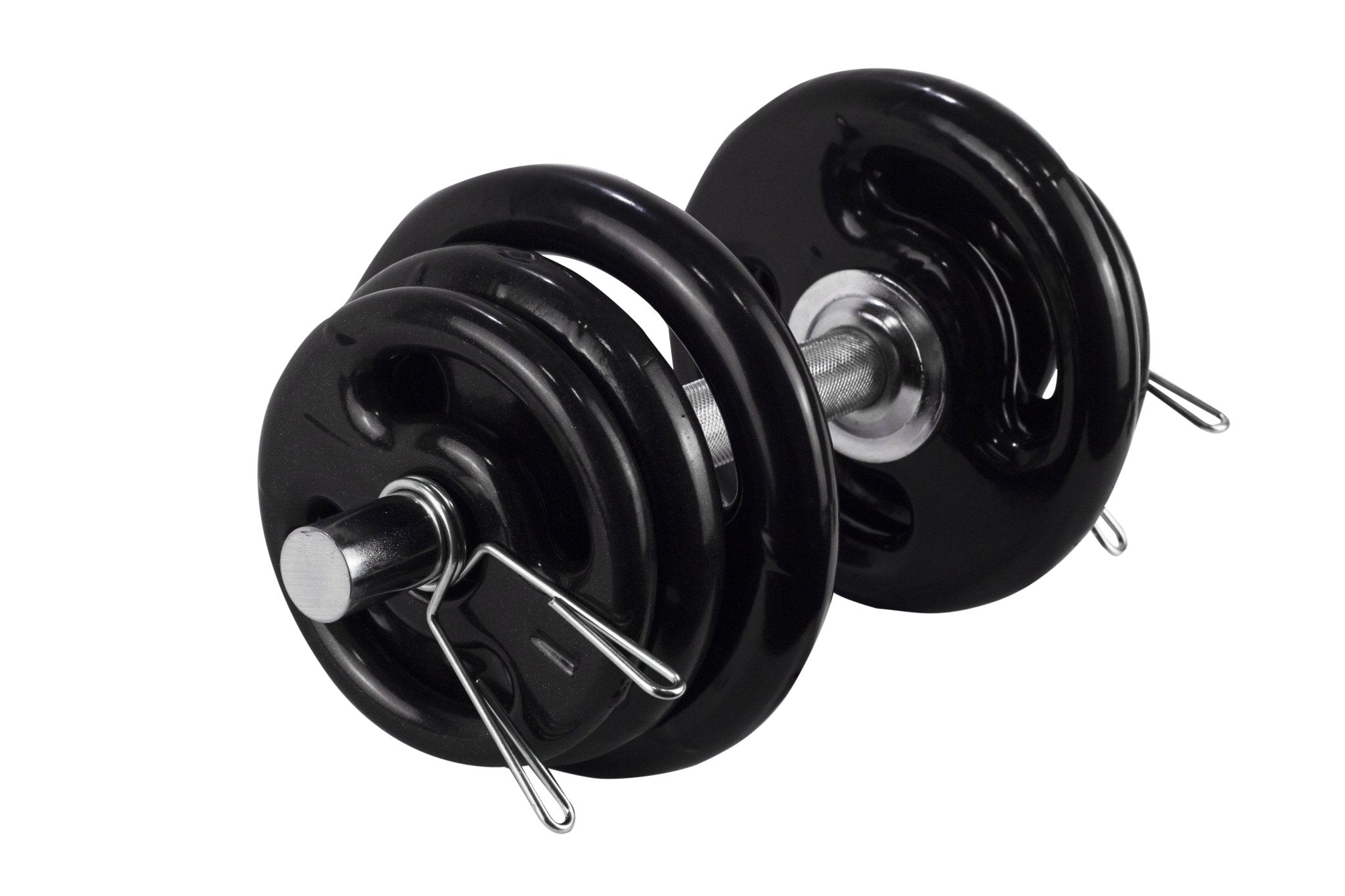 Halter Barra 35cm 28,57mm Maciça Com Presilhas Cromada - Imagem 4