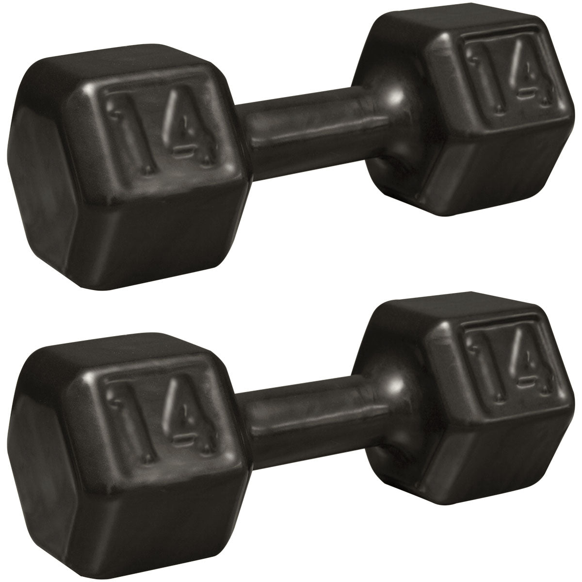 Halter Dumbbell Sextavado Emborrachado - Imagem 13