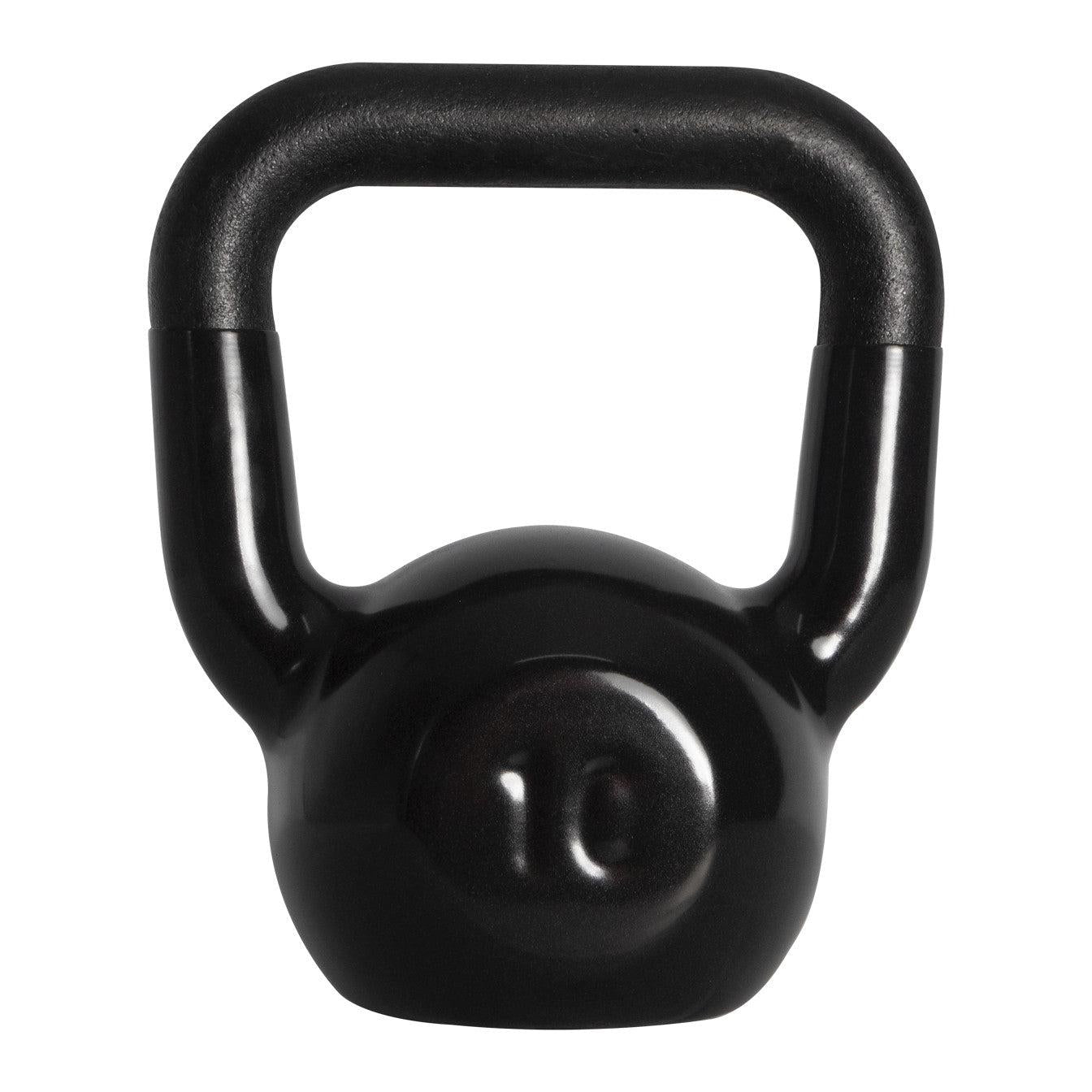 Kettlebell Emborrachado Com Alça Pintada - Imagem 1
