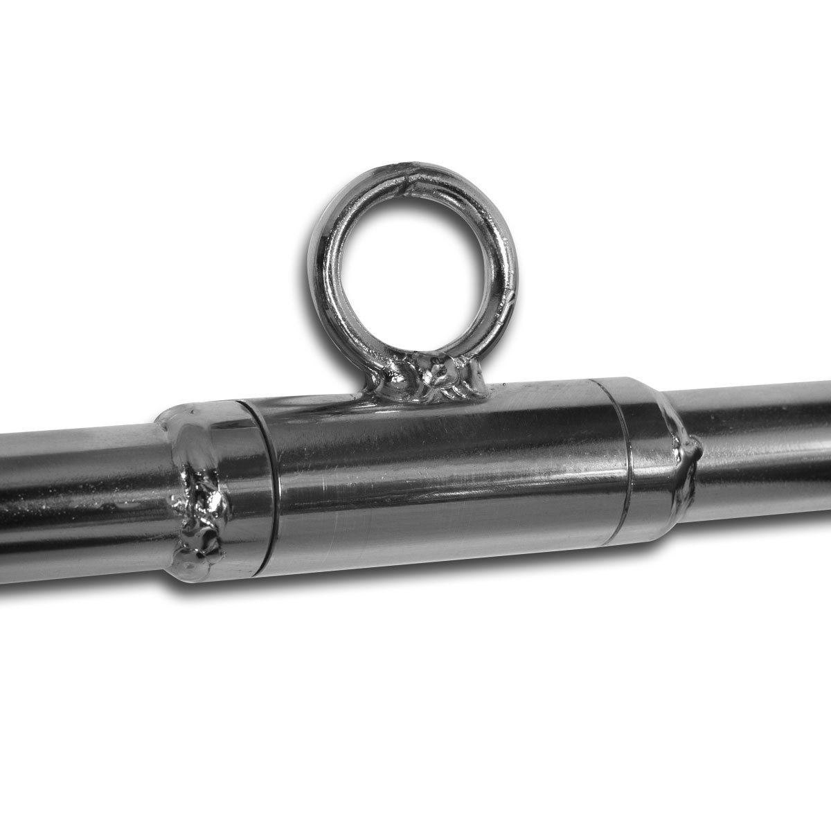 KIT PUXADOR PULLEY RETO DE 51CM + BARRA CURVADO 97CM CROMADOS - Imagem 3