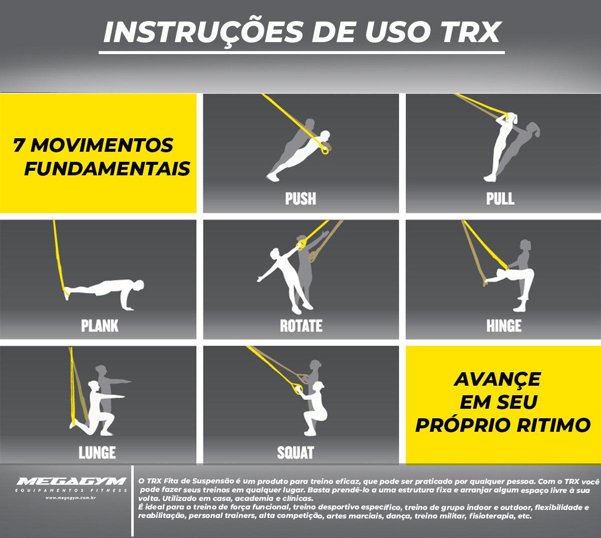 Kit Fita de Suspensão TRX Com Suporte de Teto - Imagem 5