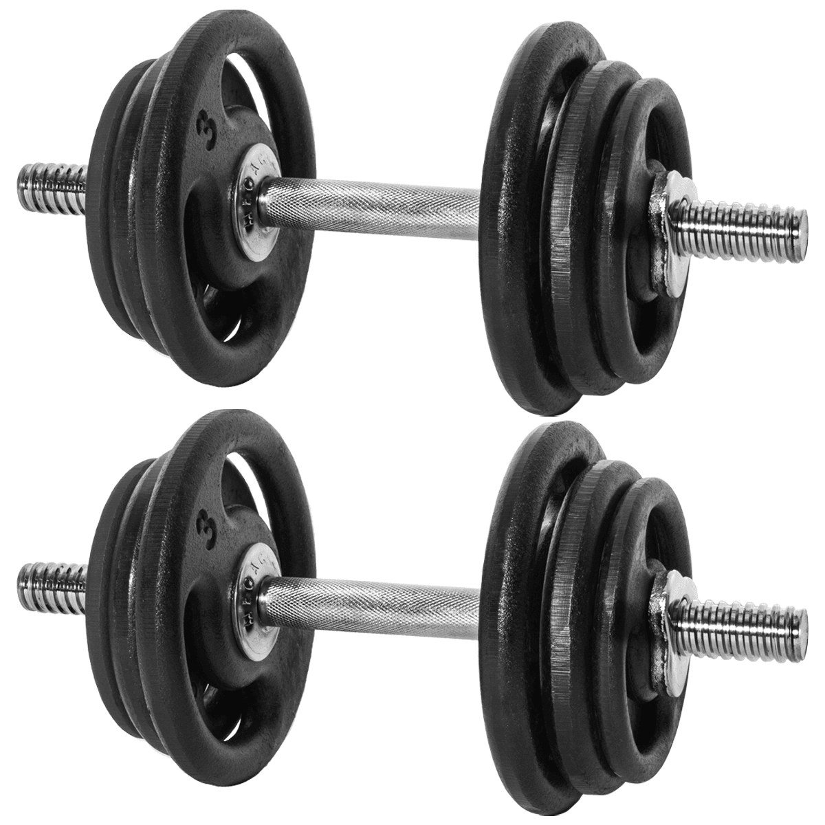 Halter Maciço 40Cm Cromado Com Rosca - Imagem 11