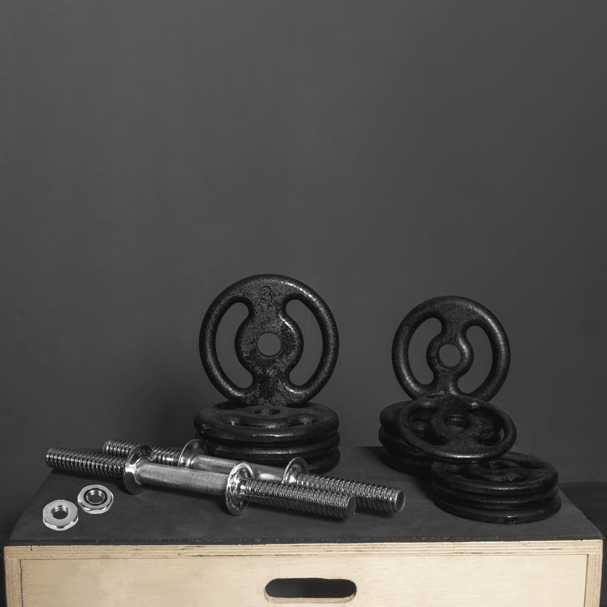 Halter Maciço 35Cm Cromado Com Rosca - Imagem 10