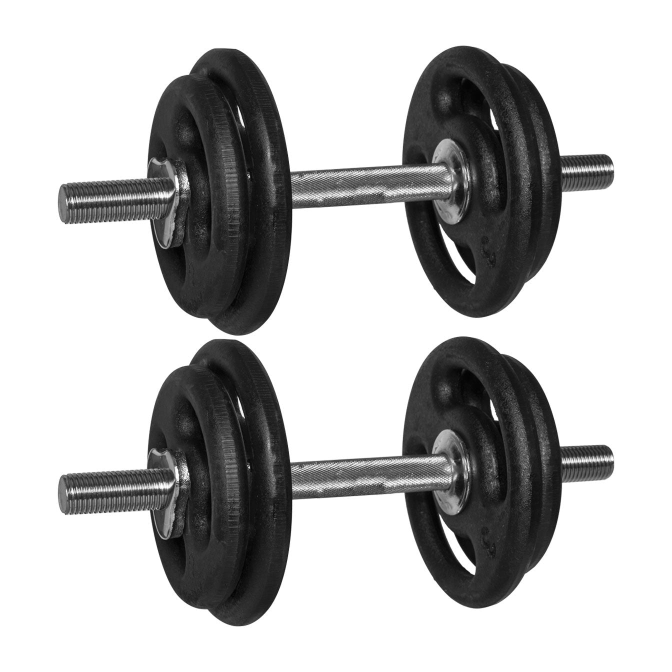 Kit Par Halteres De Academia Rosqueáveis E Anilhas - Imagem 10