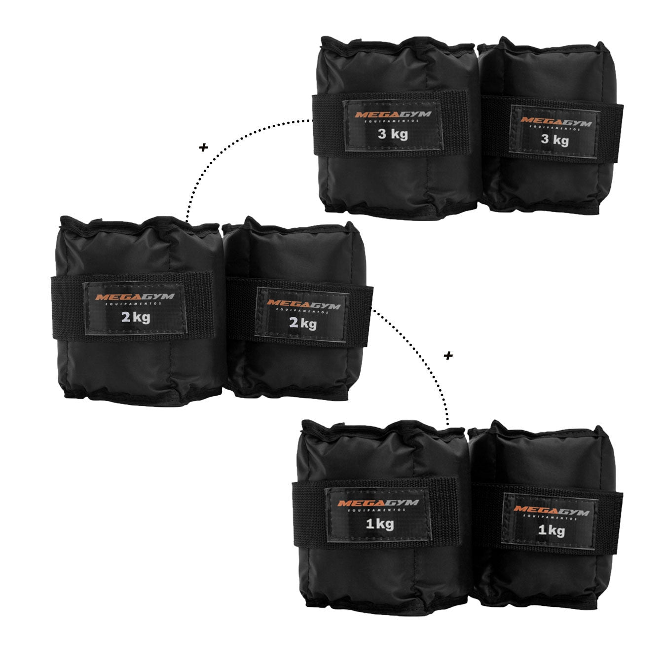 Caneleiras Tornozeleiras De Peso - Imagem 11