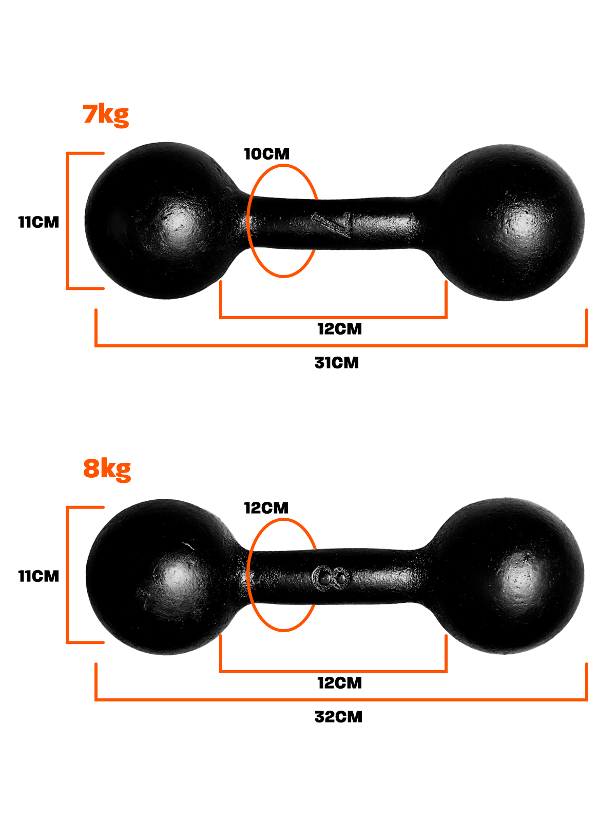 Halter Dumbbell Bola Pintado - Imagem 10