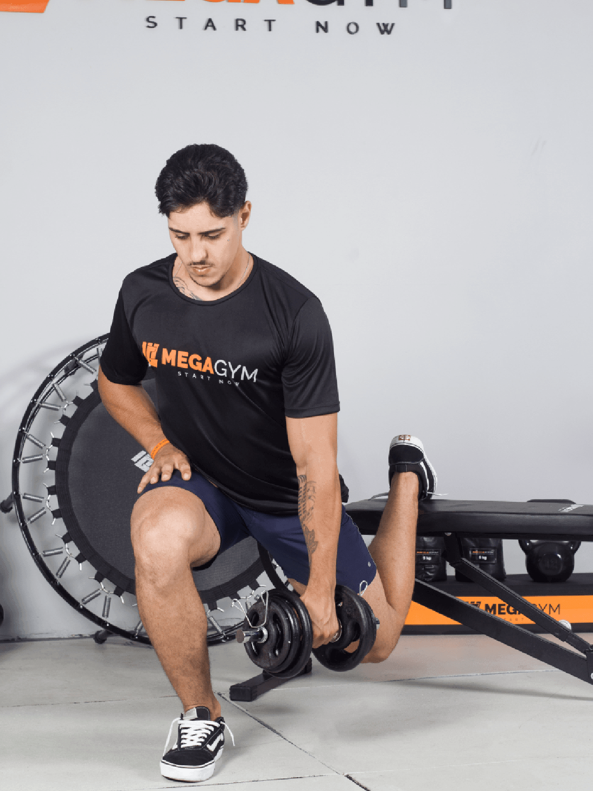 Kit Treino Musculação Par Halter Maciço + 20kg Anilha Emborrachada - Imagem 9