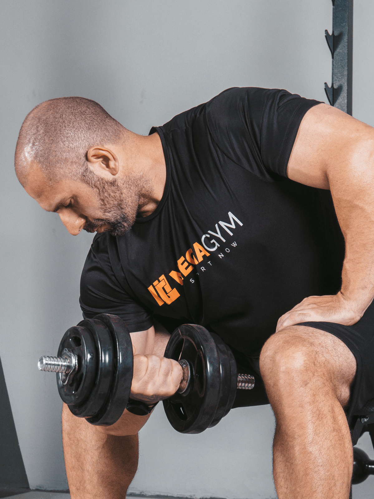 Halter Maciço 35Cm Cromado Com Rosca - Imagem 4