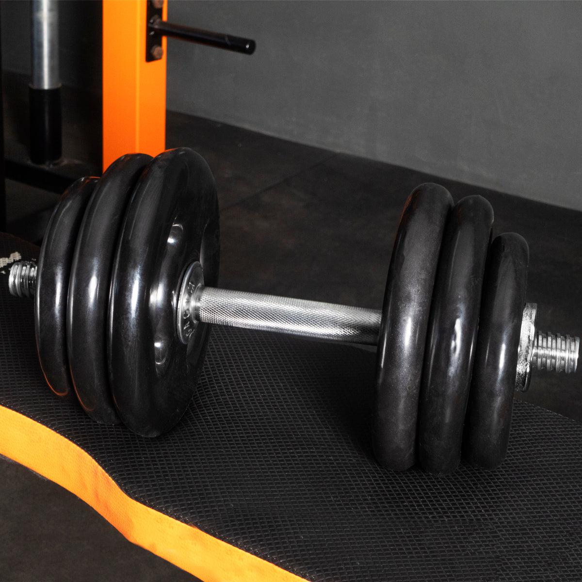 Halter Maciço 40Cm Cromado Com Rosca - Imagem 9