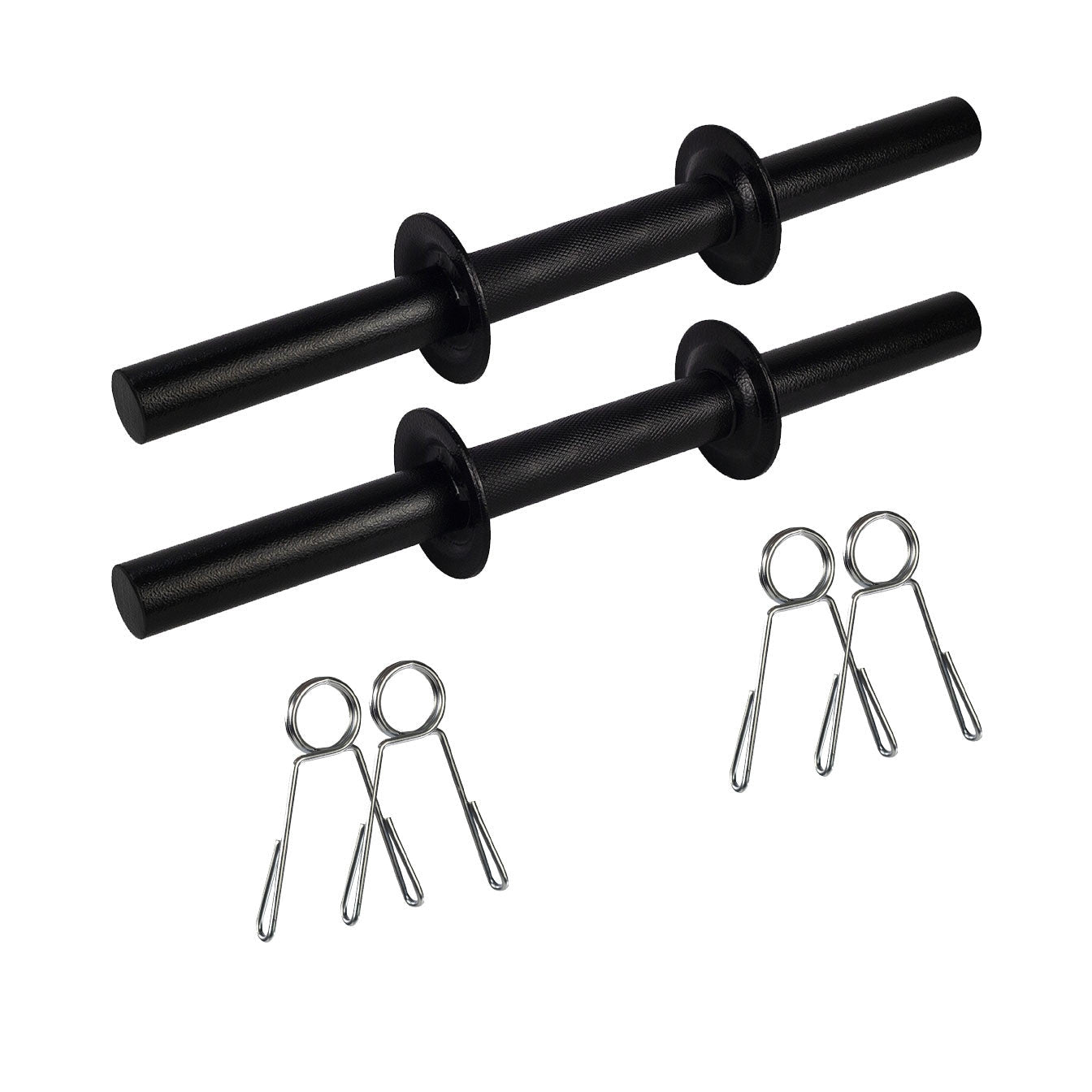 Par De Halteres Maciços 40cm Pintado 28,57mm - Imagem 1