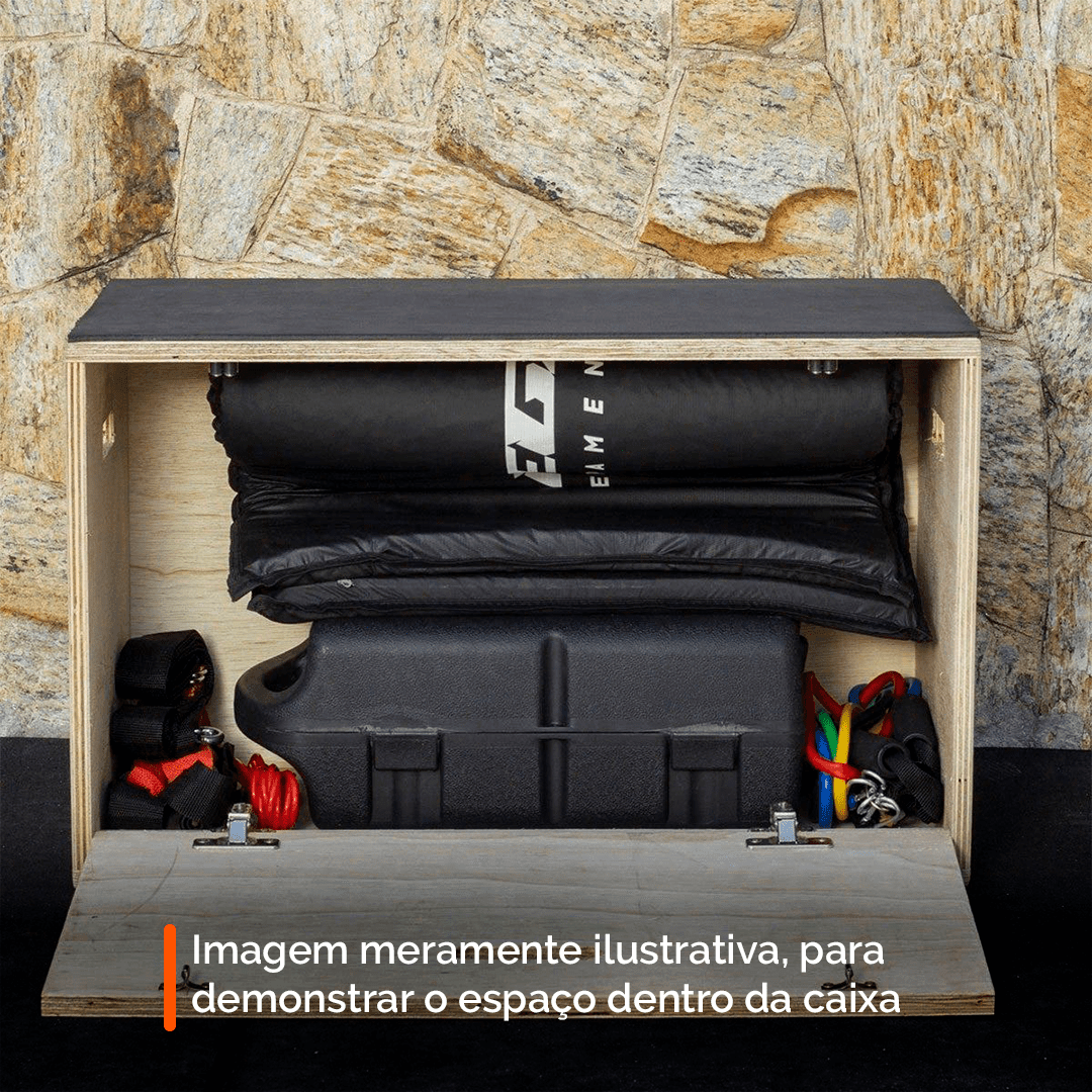 Caixa De Salto Organizadora Fit Box 40cm X 65cm X 35cm - Imagem 2