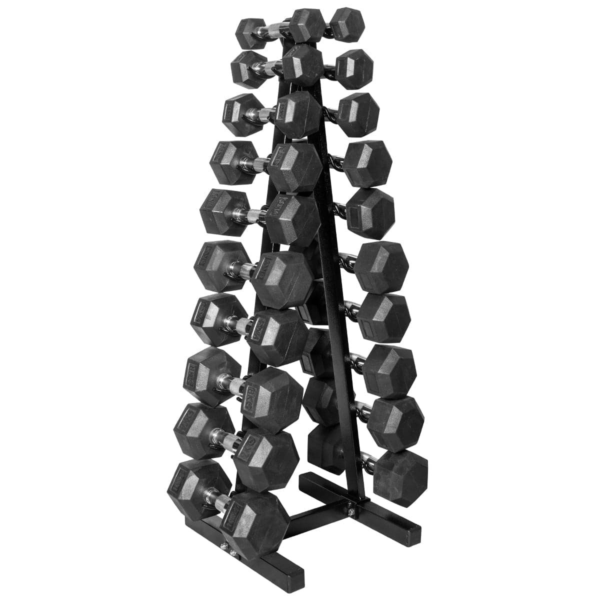 SUPORTE TORRE EXPOSITOR PARA 20 HALTERES DE 01KG A 10KG