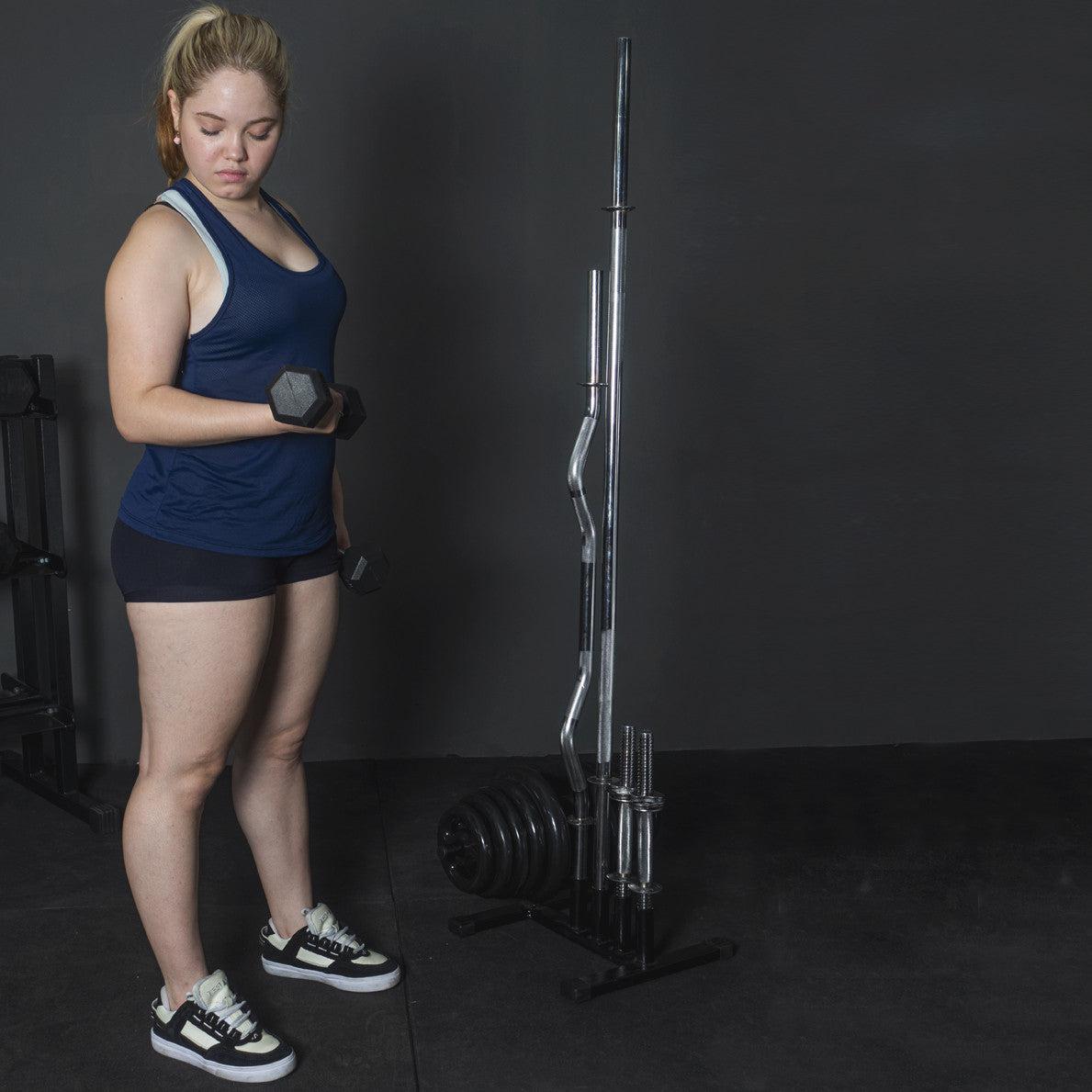 Suporte Profissional P/ BarraS E Anilhas 100kg - Imagem 7