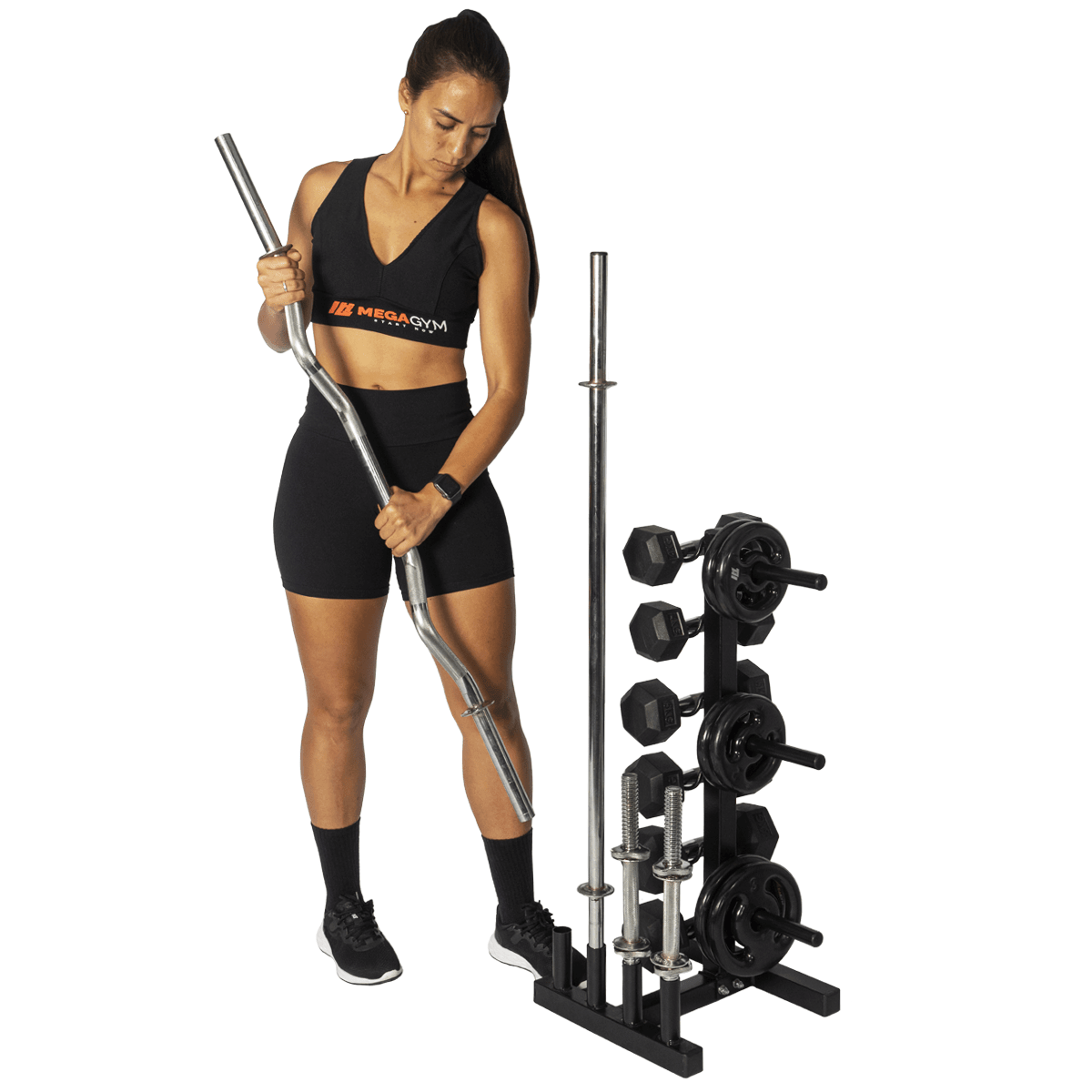 Suporte Expositor De Anilhas Barras E Halteres - Imagem 6