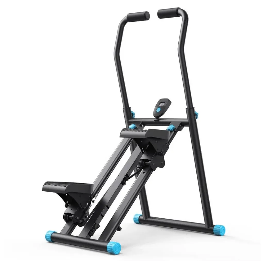 Simulador de Escada Vertical Dobrável Compacto 2 em 1 - Preto - Imagem 1