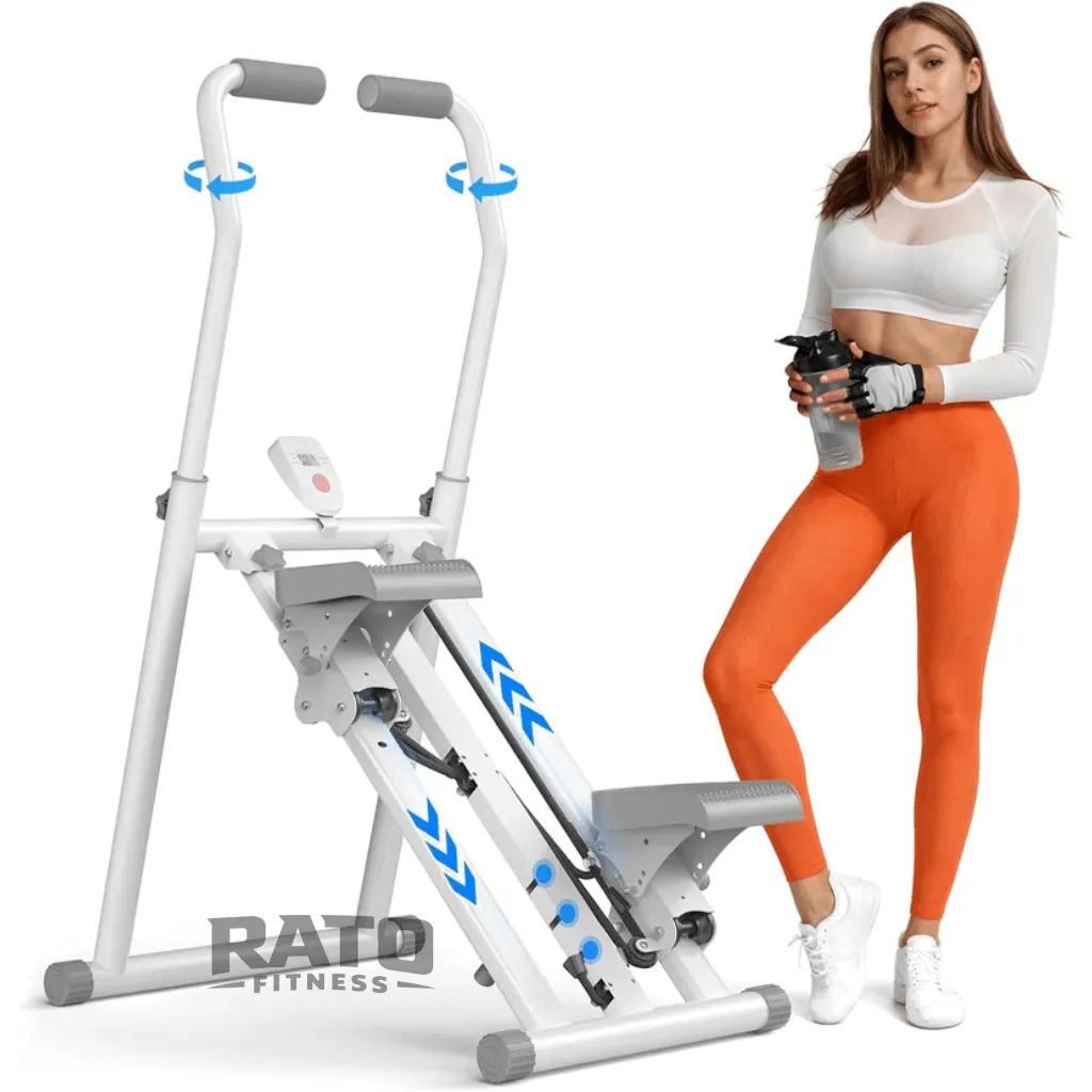 Simulador de Escada Vertical Dobrável Compacto 2 em 1 - Preto - Imagem 11